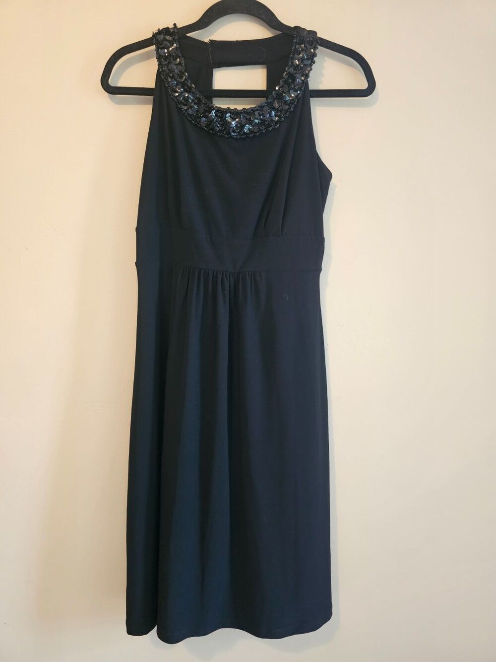 RONNI NICOLE Sequin Cocktail Dress-Size 10 Black-stretchy